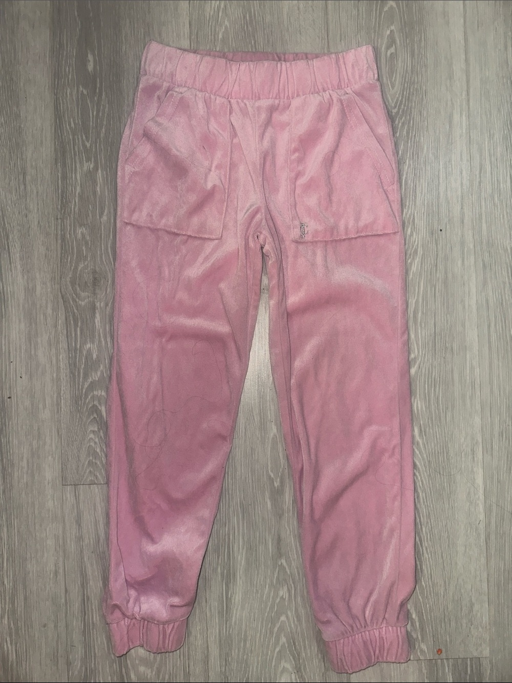 Juicy Couture Pink Velour Kids Joggers